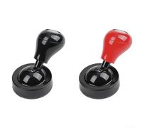 Floweringbeter Multi-fit All Metal Car Push Start Button Cover Lever Set 2PCS Compatible With Most Vehicle Models For Enhanced Interior Styling