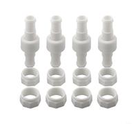 Floweringbeter Pool Cleaner Hose Swivel D20 and Hose Nut D15 Set, 4 Pack, Easy Install, for Polaris 280 and for Polaris 380 and for Polaris 180 Models