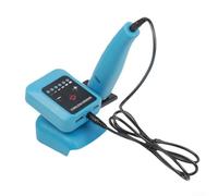 Floweringbeter - Portable Cordless Rotary Tool Kit with 25 Accessories and 6 Speed Levels for Sanding, Polishing, Drilling and Engraving Projects (Blue)