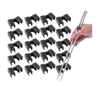 Floweringbeter Reusable Chopstick Helper For And For Beginner Learners With Adjustable Height, 20 Pcs Pack To Assist In Mastering Chopstick Techniques