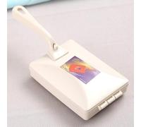 Floweringbeter Roller Brush Cleaner For Carpets Sofas Beds Tables And Countertops Features Efficient Crumb Containment And One-Press Container Opening(Beige)