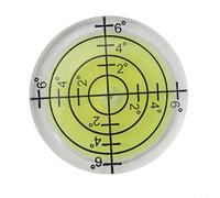 Floweringbeter Round Acrylic Bubble Level 32mm for Precise Measuring and Alignment in Levels and Workshop Tools Fluorescent (2)