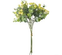 Floweringbeter Round Berries Artificial Flowers Reflecting European Decor Trends For Wedding Photo Shoots Living Room Vignettes And Entryway Styling(Yellow)