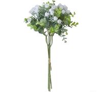 Floweringbeter Round Berries Artificial Flowers Reflecting European Decor Trends For Wedding Photo Shoots Living Room Vignettes And Entryway Styling(White)
