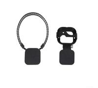 Floweringbeter Secure Magnetic Neck Mount For Insta360 GO Ultra With Snap Fit And Thumb Screw, Allows Full Access To Camera Controls And Wide Angle Rotations