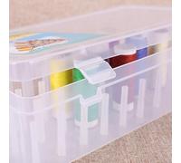 Floweringbeter Sewing Thread Organizer Box with Large Capacity to Prevent Twisting of Bobbins