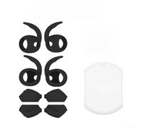 Floweringbeter Silicone Ear Tips Featuring Pull Tab Handle For Galaxy Buds 4 Pro 2026 Supporting Quick Size Switching And Reliable In Ear Placement(Black)