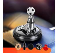 Floweringbeter Sleek And Modern Car Aroma Diffuser Featuring A Fun Solar Powered Sea Lion Decoration For The Center Console(Black)