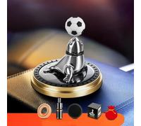 Floweringbeter Sleek And Modern Car Aroma Diffuser Featuring A Fun Solar Powered Sea Lion Decoration For The Center Console(Gold)