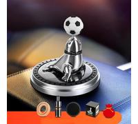 Floweringbeter Sleek And Modern Car Aroma Diffuser Featuring A Fun Solar Powered Sea Lion Decoration For The Center Console(Silver)