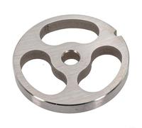 Floweringbeter Stainless Steel Meat Grinder Plate 69mm Diameter Kitchen Accessory for 12-Type Commercial Grinders 6mm 8mm 10mm 12mm 18mm Holes(3 Holes)