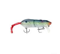 Floweringbeter Topwater Mouse Lure Featuring Realistic Ears Eyes Texture And Jointed Tail For Aggressive Strikes From Game Fish(5#Green Mouse)