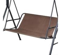 Floweringbeter Waterproof Swing Seat Cover Made Of 600D Oxford Cloth, Offering Protection From Rain And Sun While A Secure Fit To Prevent Shifting Caused By Wind(144 * 45 * 55cm coffee)