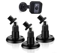 Floweringbeter Weatherproof ABS Camera Bracket for Blink Outdoor 4/3rd Gen Security System, Adjustable Wall Ceiling Mount with 360° Rotation and 90° Tilt, Black 3-Pack