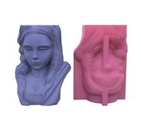 Flowerpot Mold Girl Shaped Vase Mold Easy to Use Clay Molds for Crafting Concrete and Epoxy Resin Clay Craft Jewelry Making Tools Silicone Mold