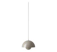 Flowerpot Pendant Lamp VP7 - Vener Panton Taupe grey one size