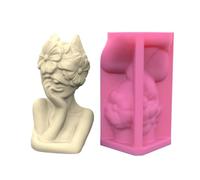 Flowerpot Silicone Molds Concrete Vase Molds Simple Flower Girls Succulents Planter Cement Gypsums Mold Home Decors Silicone Mold for Vase