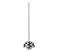 Flowerpot VP1 Pattern hanging lamp Noir/Blanc one size