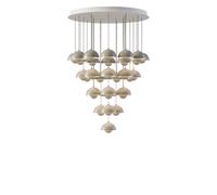 Flowerpot VP10 Chandelier 31 Pcs Ø89 Gray Beige