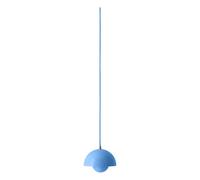 Flowerpot VP10 suspension lamp, Verner Panton Light blue one size