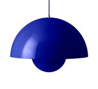 Flowerpot VP2 Pendant Cobalt Blue