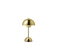 Flowerpot VP9 Transportable Lamp Brass Coated