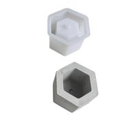 Flowerpot with holes, Silicone Mold, Hexagon, Flower Pot, Resin Mold, Square, Succulent Plant, Planter Mold, Mold