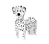 Flowerpots Dog Flower Pot Multiple Pet Dog Breeds Garden Pots DIY PVC Flower Planter Garden Home Decor Plant Pot (Color : Dalmatians, Size : 34 * 24cm)