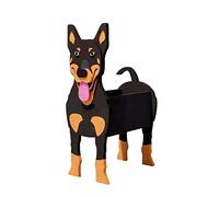 Flowerpots Dog Flower Pot Multiple Pet Dog Breeds Garden Pots DIY PVC Flower Planter Garden Home Decor Plant Pot (Color : Kelpie, Size : 34 * 24cm)