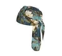 Flowers 1 Print Helmet Cap Quick Dry Cycling Skull Wrap Breathable Polyester Adjustable Adult Summer Beanie