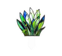 Flowers And Animals Series 2D Acrylic Decorative Plug Props for Outdoor Pots and Garden Beds (A, 7X10X1cm)