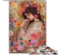 Flowers And Beauties Jigsaw Puzzles for Adults 1000 Piece Puzzle, Challenging Game for Is Ideal As A Gift for The Whole Family (50x75cm)