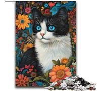 Flowers And Cats Jigsaw Puzzles for Teenagers 2000 Pieces, Art Interesting Stress Reduction Wishlist with Santa Claus for Age 14 (70x100cm)