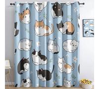 Flowers And Elephants 3D Print Pattern Thermal Insulated Window Drapes For Kids Boys Girls Bedroom Living Room 46 X 72 Inch Drop 2 Panels Curtains Eyelet Blackout