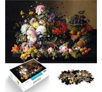 Flowers and FruitPuzzles for Adults 1000 Piece for Educational Game Challenge Toy is ideal as a gift for the whole family 38x26cm