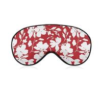 Flowers and Leaves Unisex Light-Blocking Eye Mask Sleep Mask Suitable for Naps at Home, in The Office, and on Airplanes