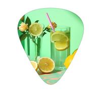 Flowers and Lemonade guitar pick set, 3 different thicknesses, 12 pieces for a variety of instruments