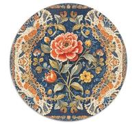 Flowers And Plants 1000 Pieces Round Jigsaw Puzzles Creative Seeking A Challenging And Relaxing Activity Games for Adults And Kids 1000pcs (67.5x67.5cm)