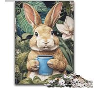 Flowers And Rabbits Adult Jigsaw Puzzles 2000, Help The Brain Exercise Addictive Toys to Cultivate Patience Perfect Decoration (70x100cm)