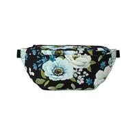 Flowers Anemones Blue Agapanthus Crossbody Chest Pack Lightweight Messenger Bag with Adjustable Strap for Commuting and City Trips