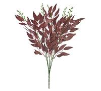 Flowers Artificial Flowers Are Placed In The Display Of The Window Artificial Myrtle Leaf Spray About 18 To 20Inch