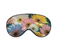 Flowers As Background Eye Mask for Women & Men, Breathable & Adjustable Eye Cover, Ultra Soft Sleep Mask, Lightweight Travel Blindfold for Airplane, Nap, Night Sleeping
