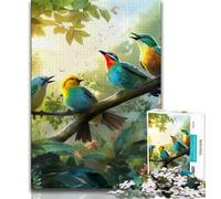 Flowers Birds Jigsaw Puzzles for Adults Teenagers Jigsaws Puzzle,Relax Games Is Ideal As A Gift for The Whole Family 50x75cm