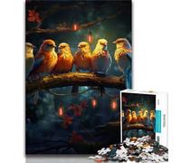 Flowers Birds Puzzles for Adults Teens 1000 Pieces,Help The Brain Exercise Addictive Toys to Cultivate Patience Great Gift 38x26cm