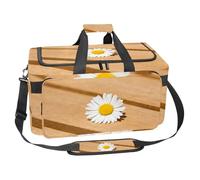 Flowers Bloom on The Road, Come Back Slowly Durable Sports Gym Bag with Multiple Pockets, Lightweight Travel Workout Bag for Daily Use
