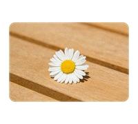 Flowers bloom on the road, come back slowlyRounded Corner Non-Slip Floor Mat, Water-Absorbent & Easy to Clean, Soft Comfortable Bath Mat/Kitchen Mat