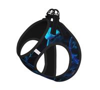 Flowers Blooming In The Darkness Dog Harness - Breathable, Reflective, And Adjustable Pet Vest, Suitable For Small Cats And Dogs