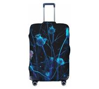 Flowers Blooming in The Darkness Durable Luggage Cover Suitcase Protector Anti-Scratch Luggage Cover Fits 18-32inch Luggage