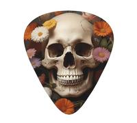 Flowers blooming Printed pick set - 12 pieces, thin, medium and thick guitar picks, suitable for guitar, bass, electric guitar and ukulele