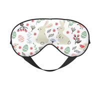 Flowers Bunnies Birds Print Functionality Eye Mask Sleep Lightweight Travel Yoga Camping Outdoors Relaxation